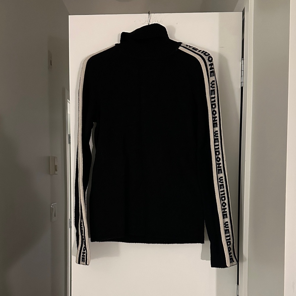WE11DONE Black Wool Blend Sweater